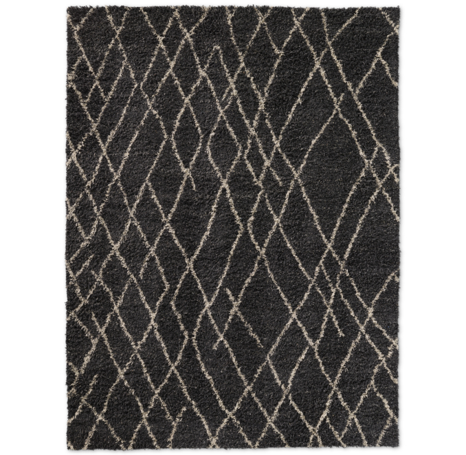 Noura Moroccan High-Pile Wool Rug