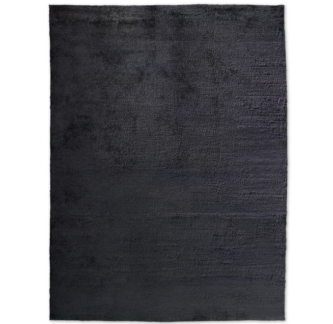 Mohair Uno Rug Black