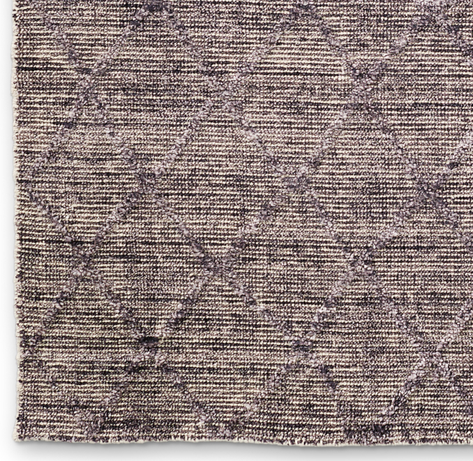 Talla Rug Swatch - Augergine