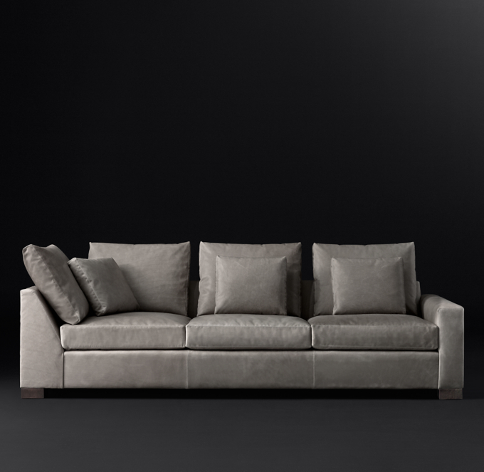 Cole RightArm Leather Return Sofa