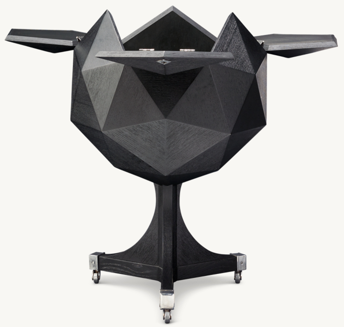Polyhedron Bar Cart  