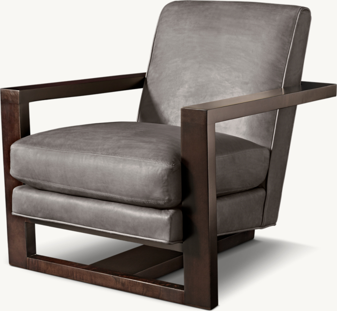 Roger Leather Chair | RH