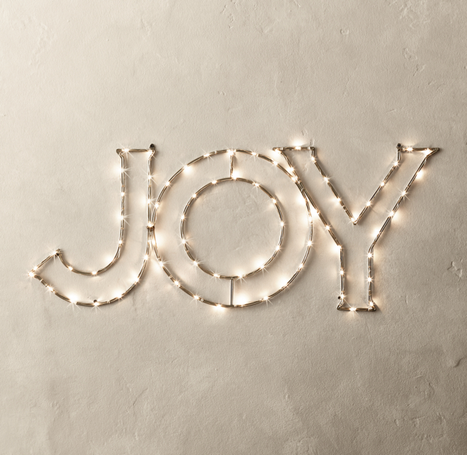 Starry Lights Words - Joy