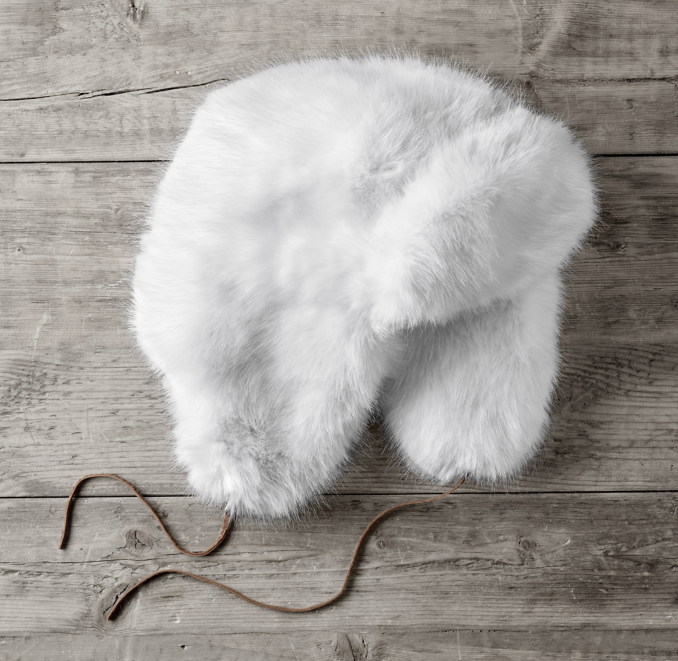 Restoration Hardware Ultra Faux Fur Russian Ushanka Hat RH Restoration Hardware Faux Fur Russian Ushanka Trapper Hat  main image 2
