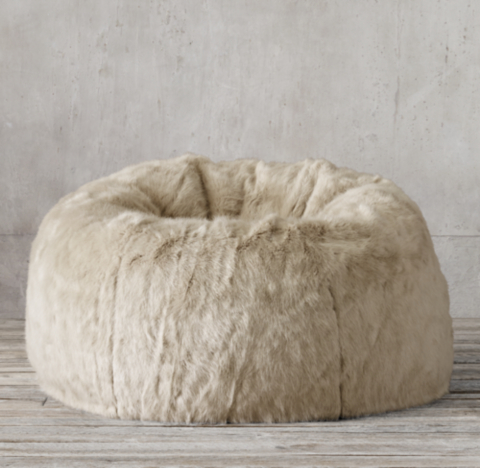 Ultra Faux Fur Bean Bag Collection Rh