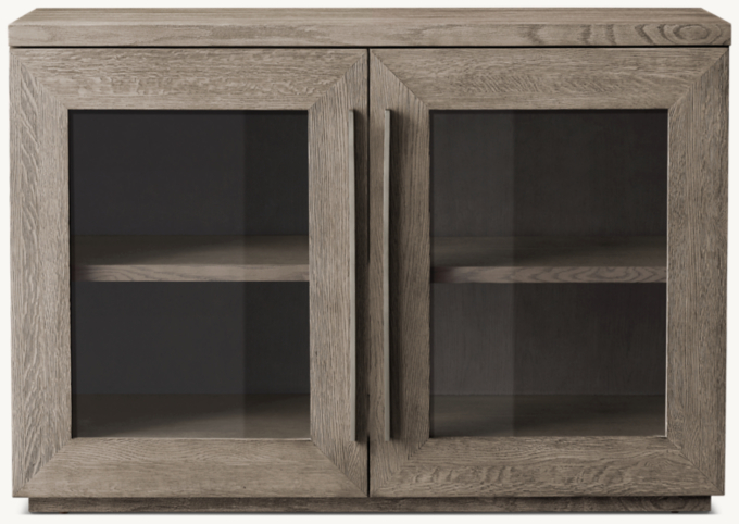 Machinto Glass Double-Door Sideboard