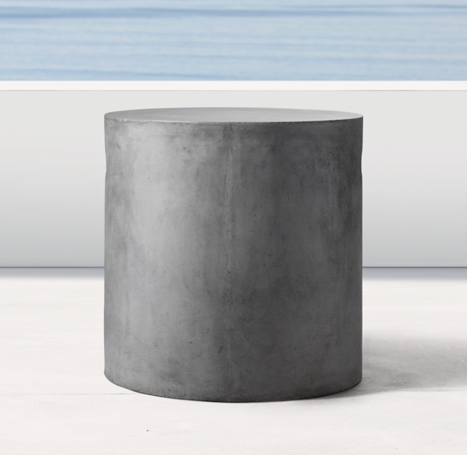 Cast Concrete Cylinder