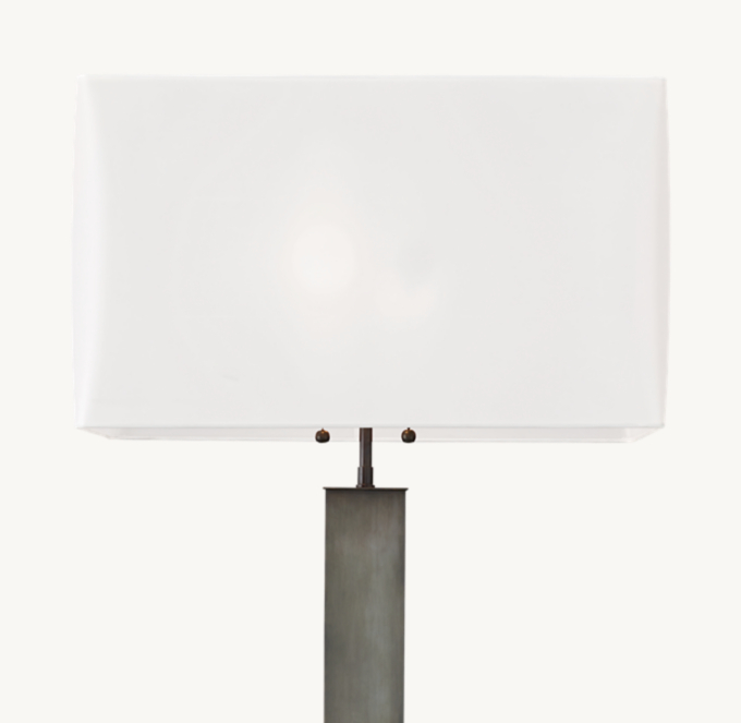Luce Rectangular Silk Shade