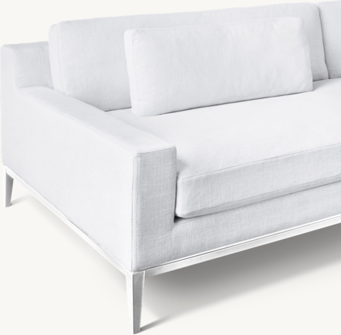 Rh italia store track arm sofa