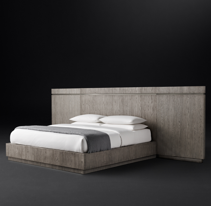 Bezier Wideextended Headboard Platform Bed