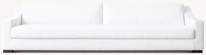 Modena Slope Arm Bench-Seat Sofa