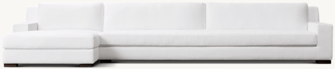 Modena Track Arm Left-Arm Sofa-Chaise Bench-Seat Sectional
