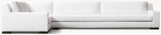 Modena Track Arm Bench-Cushion Left-Arm L-Sectional