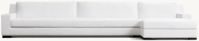 Modena Track Arm Right-Arm Sofa-Chaise Bench-Seat Sectional 