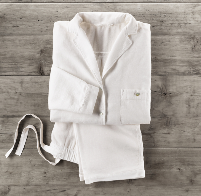 Heathered Cotton Cashmere Pajamas