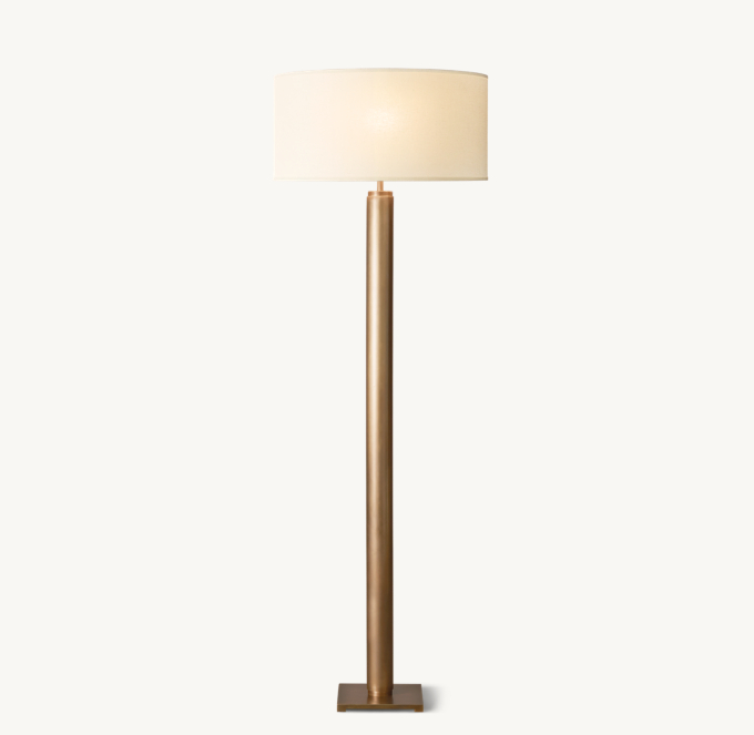 Cylindrical Column Floor Lamp