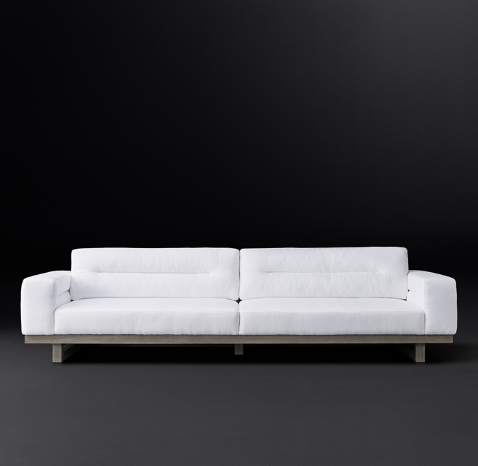 Front view of 9' Durrell Sofa 