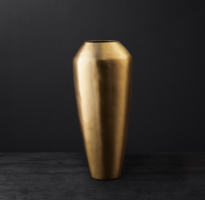 Brass Teardrop Vase Small