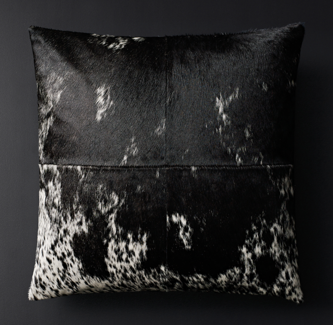 Dappled Cowhide Pillow Cover Square