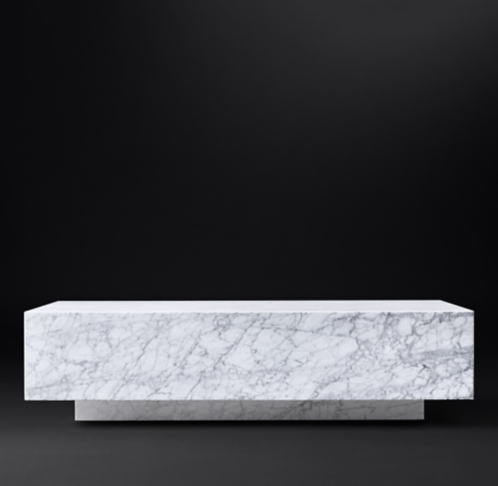 All Marble Tables | RH Modern - 3 sizes, 2 marbles