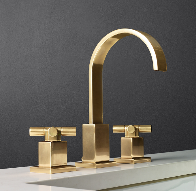 Modern CrossHandle 8" Widespread Faucet