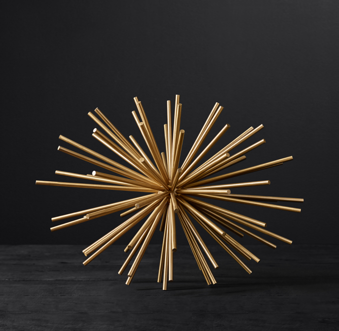 Metal Oval Starburst