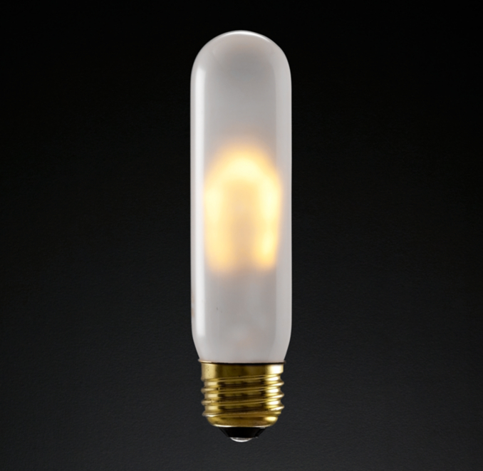 T10 Tube Frost E26 Incandescent Bulb