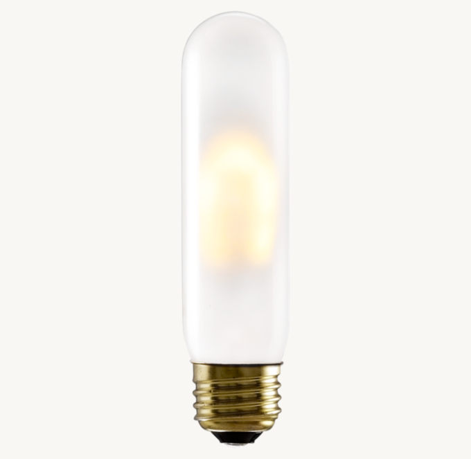 T10 Tube Frost E26 Incandescent Bulb