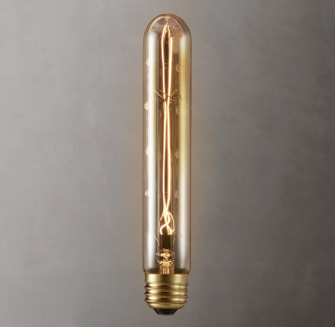 T9 7¾" Tube E26 Incandescent Bulb