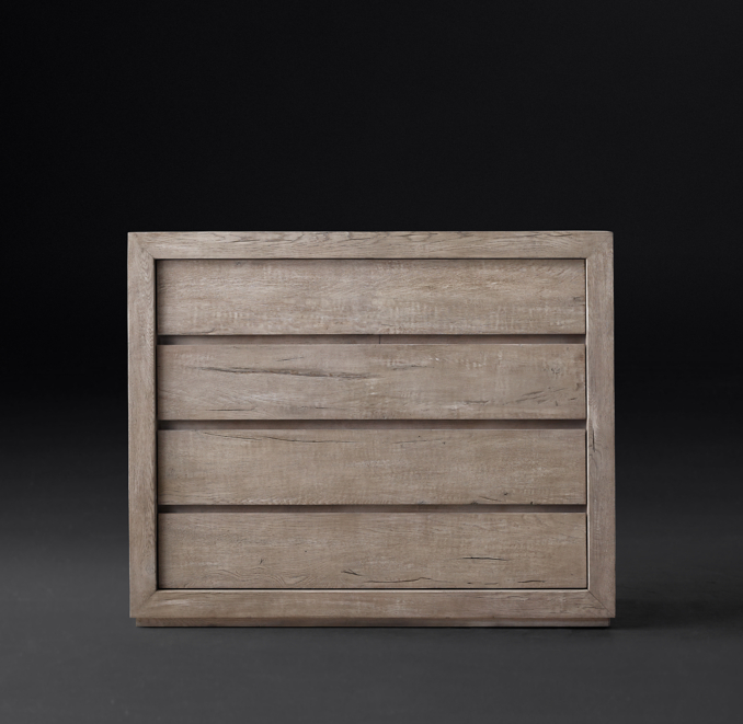 Reclaimed Russian Oak 4Drawer Dresser