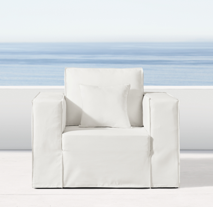 Espanto Slipcovered Lounge Chair