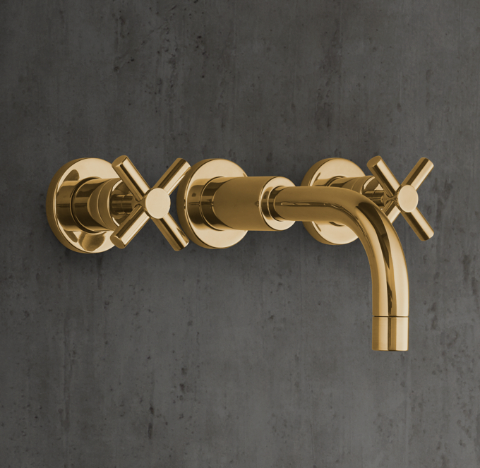 Sutton Cross-Handle Wall-Mount Tub Fill