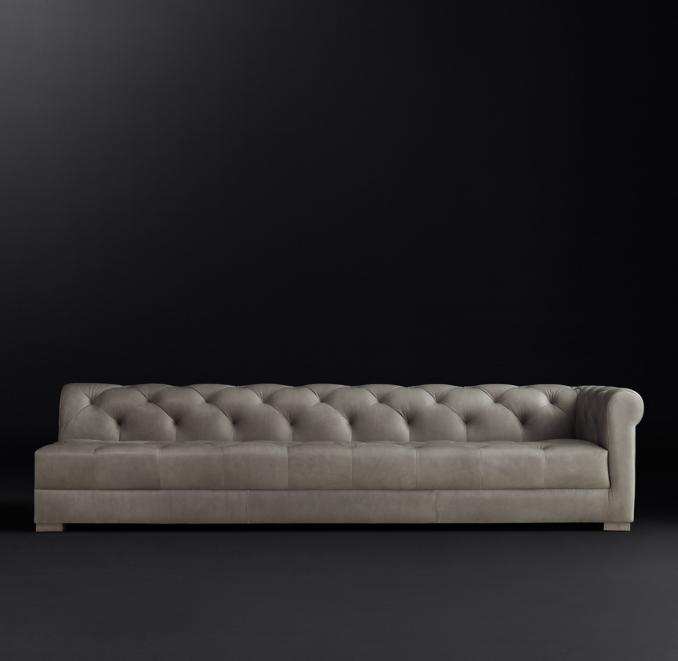 Modena Chesterfield Leather Sofa Odditieszone