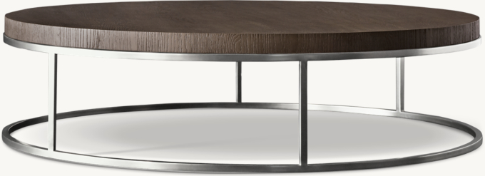 Nicholas Oak Round Coffee Table