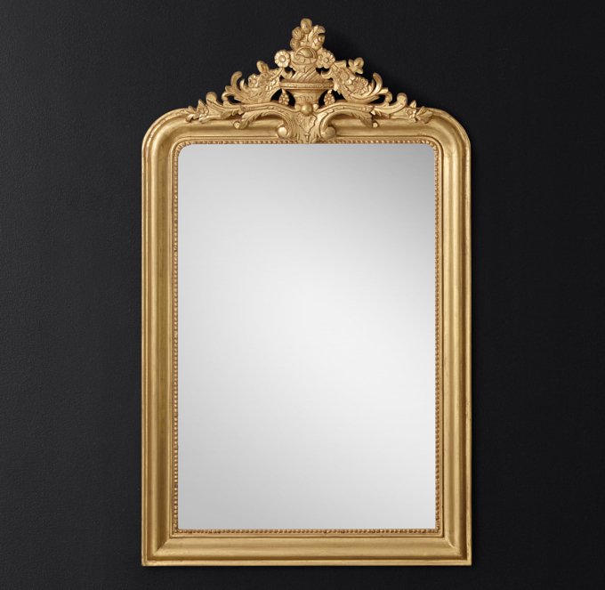 Louis Philippe Gilt Mirror - 34" X 56"