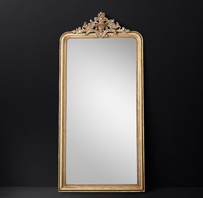 Eloquence® Louis Philippe Mirror in Etched Gold Finish