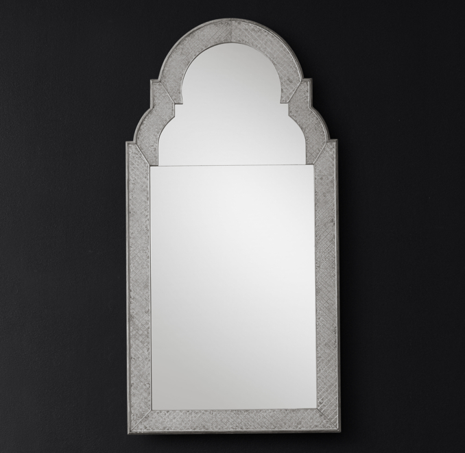 1710 English Baroque Mirror 27½" X 54"