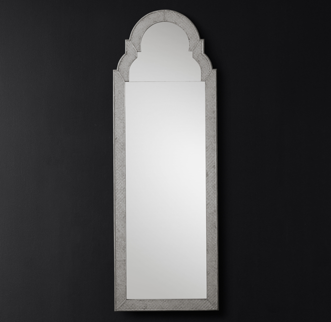 1710 English Baroque Leaner Mirror 27½" x 80"