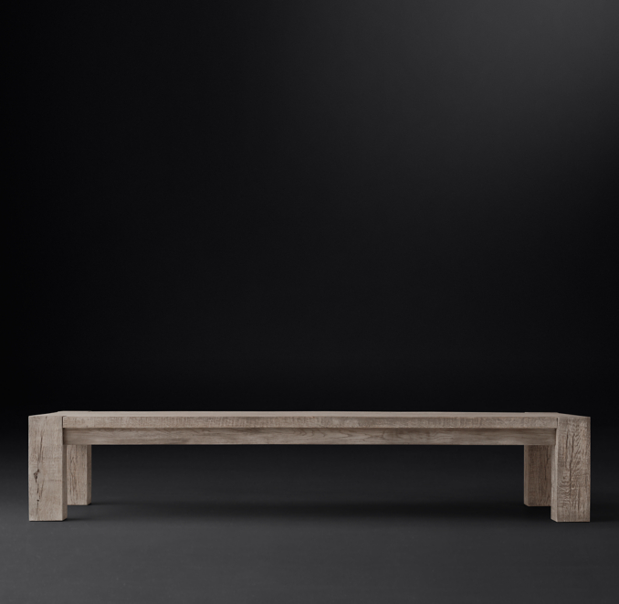 Reclaimed Russian Oak Parsons Coffee Table