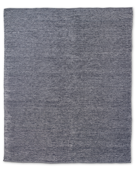 Textured Solid Outdoor Rug - Blue