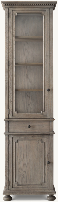 Shown in Antiqued Grey Oak.