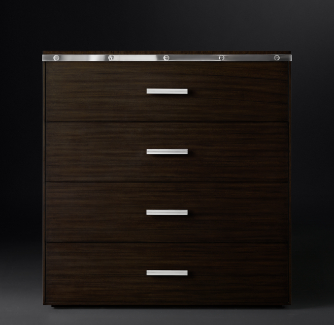 Rivet 4Drawer Dresser