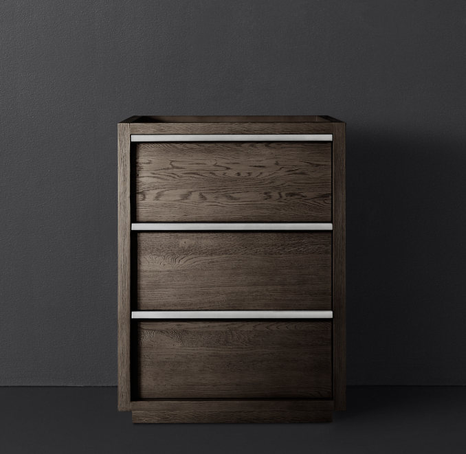 Bezier Powder Vanity Base