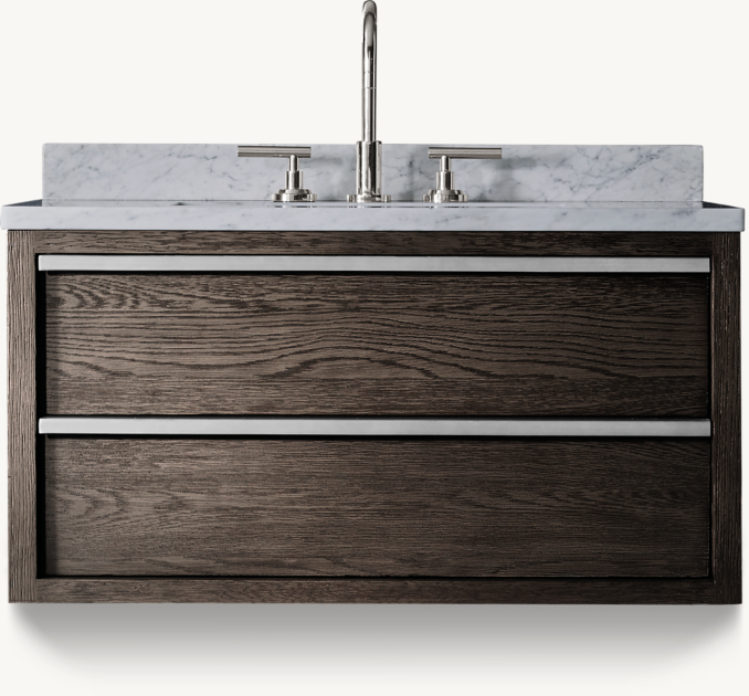 Bezier Single Floating Vanity RH