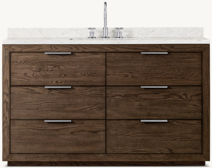 Front view of Machinto Single Extra-Wide Vanity 