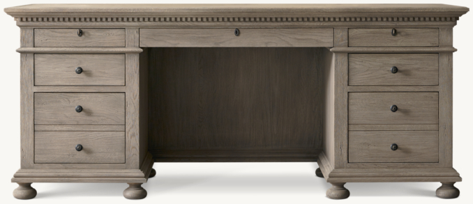 Windowsデスクトップ Rei St. James 7-Drawer Desk | RH