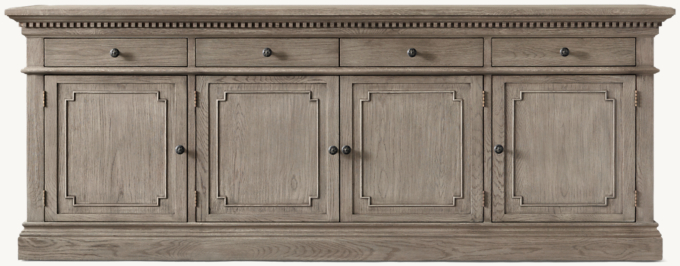 Shown in Antiqued Grey Oak.