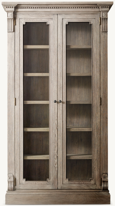 Shown in Antiqued Grey Oak.