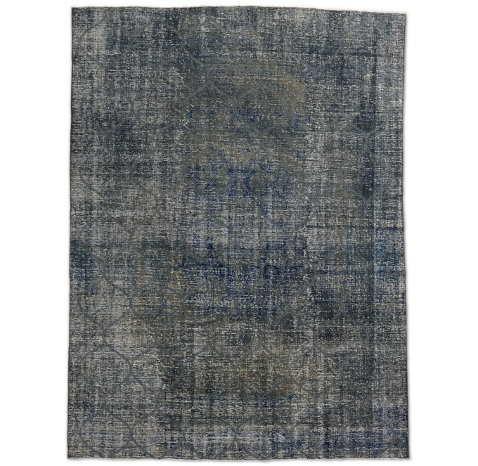 Embroidered Vintage Rug 6'8" X 9'1"