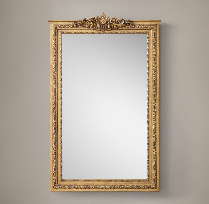 FleurDeLys Gilt Mirror